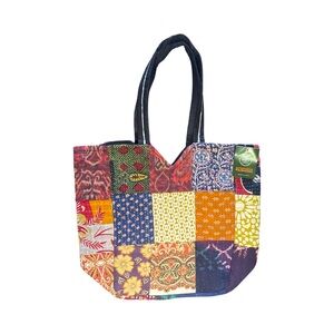 One-of-a-Kind Handmade Patchwork Tote Bag – Made in India
